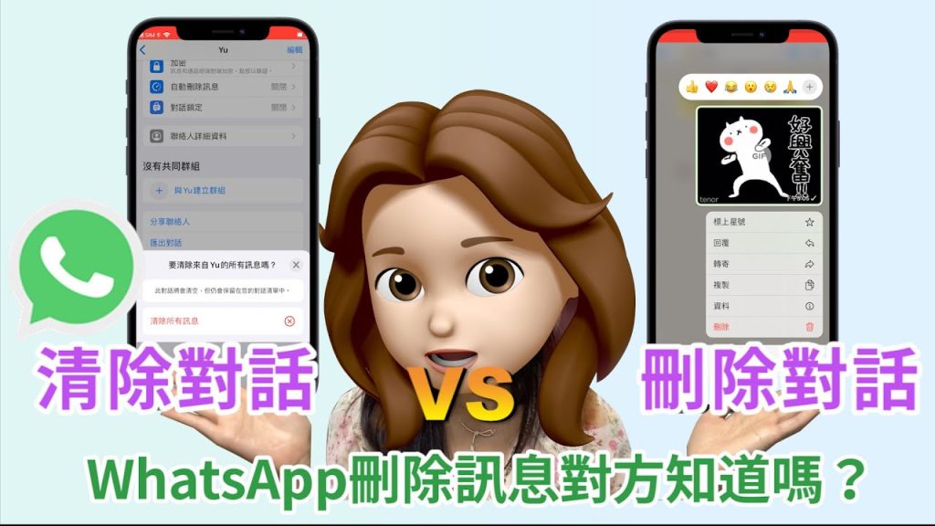 WhatsApp可以双向删除聊天记录吗？